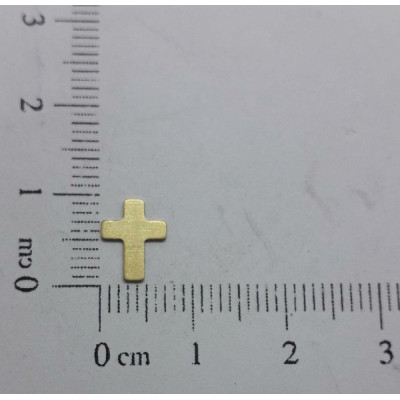 AC LATÃO CRUZ M 9MM LISA RETA S/ FURO