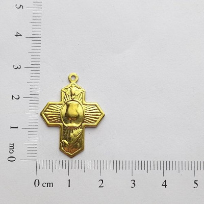 AC LATÃO CRUZ MEIO CÁLICE 1 ARG