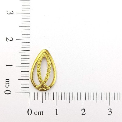 AC LATÃO GOTA VZD MEIO BOLINHAS S/ FURO