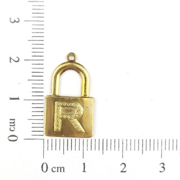 AC LATÃO CADEADO LETRA 