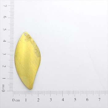 AC LATÃO FOLHA G ABL CHEIA DIREITO 1 FURO