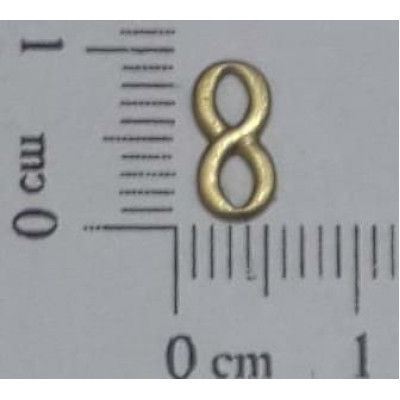 AC LATÃO REDONDO INFINITO 9MM ABL S/ FURO