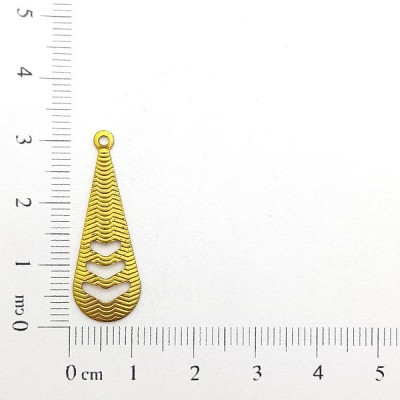 AC LATÃO GOTA M 3 VZD TXT SERRILHADA 1 ARG