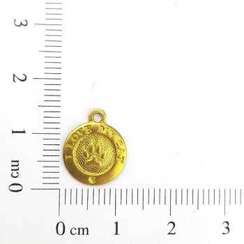 AC LATÃO REDONDO PATA DE GATO 1 ARG