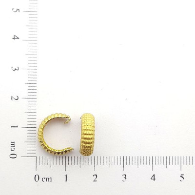 AC LATÃO ARGOLA RETA P TXT BOLINHAS