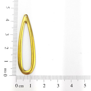 AC LATÃO GOTA G 45MM COMPRIDA VZD 1 FURO