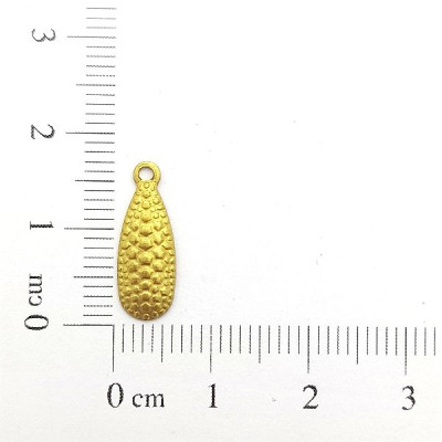 AC LATÃO GOTA COMPRIDA BOLINHAS 1 ARG