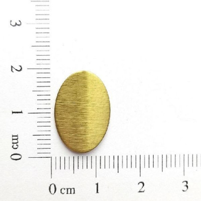 AC LATÃO OVAL P ABL CHEIO S/ FURO