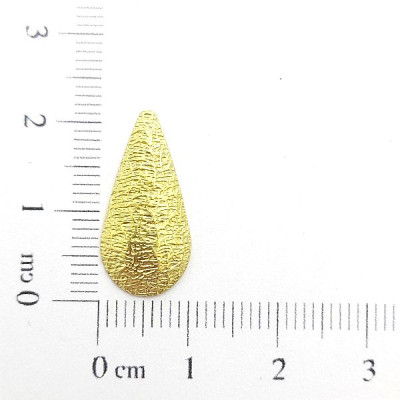 AC LATÃO GOTA TXT MARTELADA S/ FURO