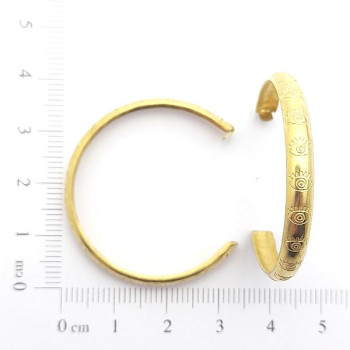 AC LATÃO ARGOLA G OLHO GREGO