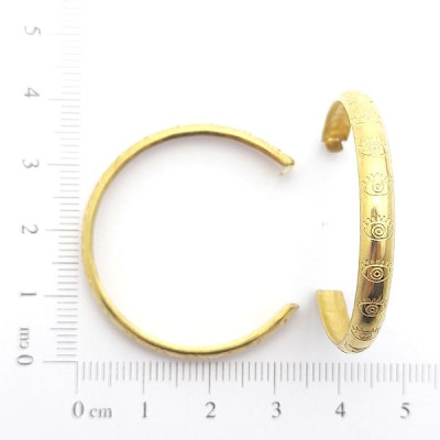 AC LATÃO ARGOLA G OLHO GREGO