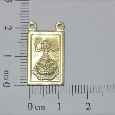 AC LATÃO ESCAPULÁRIO ORIXÁ OXUM 2 ARG