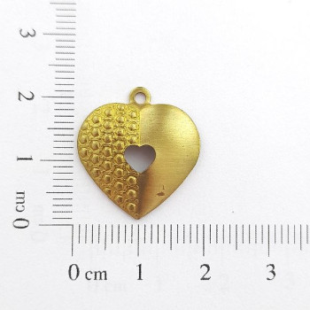 AC LATÃO CORAÇÃO G ESQUERDO PONTILHADO VZD 1 ARG