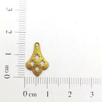 AC LATÃO GOTA BALÃO QUADRADO VZD 1 FURO