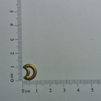 AC LATÃO LUA G 11MM VZD 1 FURO