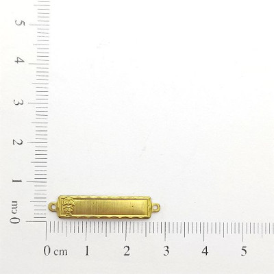 AC LATÃO PLAQUINHA INFANTIL MENINA