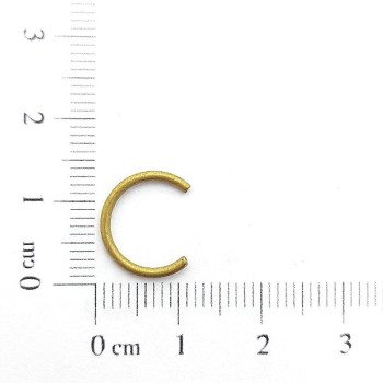 AC LATÃO ARGOLINHA MEIA LUA