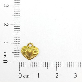 AC LATÃO CORAÇÃO P TXT MEIO LISO 1 ARG