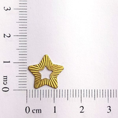 AC LATÃO ESTRELA TXT RISCOS VZD S/ FURO