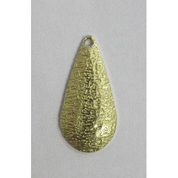 AC LATÃO GOTA TXT MARTELADA 1 FURO