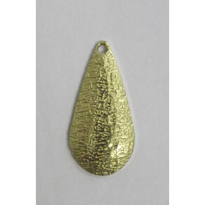 AC LATÃO GOTA TXT MARTELADA 1 FURO