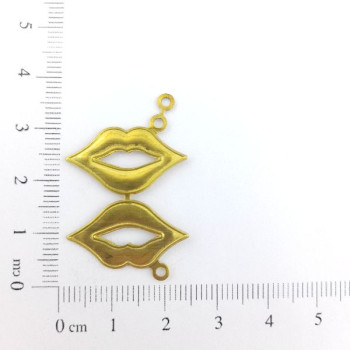 AC LATÃO BOCA KISS LISA VZD RESINA DUPLA