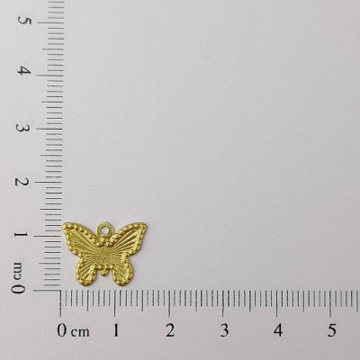 AC LATÃO BORBOLETA 11MM BORDA 1 ARG