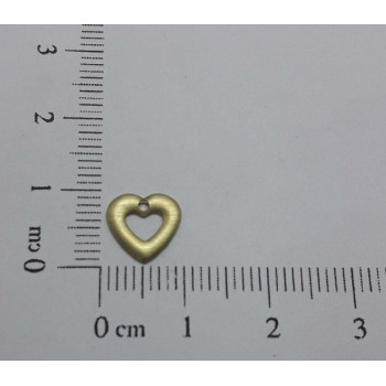 AC LATÃO CORAÇÃO M 9MM LISO VZD ABL 1 FURO