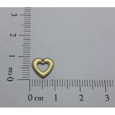 AC LATÃO CORAÇÃO M 9MM LISO VZD ABL 1 FURO