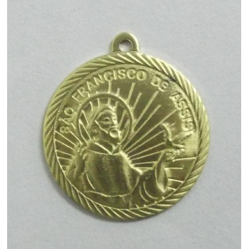 AC LATÃO MEDALHA SÃO FRANCISCO 1 ARG