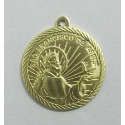 AC LATÃO MEDALHA SÃO FRANCISCO 1 ARG