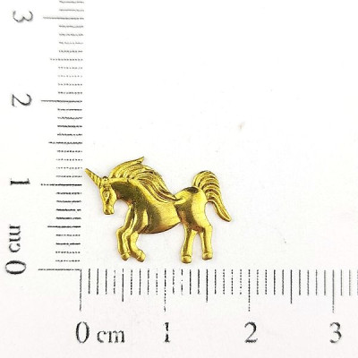 AC LATÃO UNICÓRNIO ESQUERDO CORRENDO S/ ARG