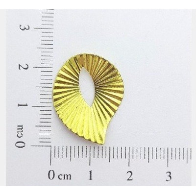 AC LATÃO FOLHA ESQUERDO EFEITO 3D S/ FURO