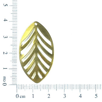 AC LATÃO NAVETE FOLHA LISA VZD 1 FURO