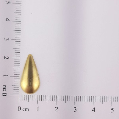 AC LATÃO GOTA COMPRIDA P 20MM ABL S/ FURO