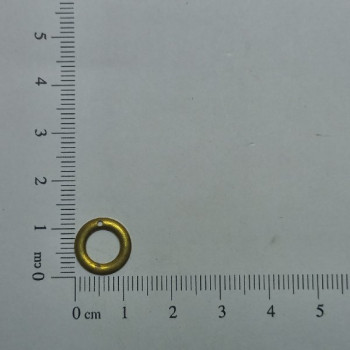 AC LATÃO REDONDO G 11MM VZD ABL 1 FURO
