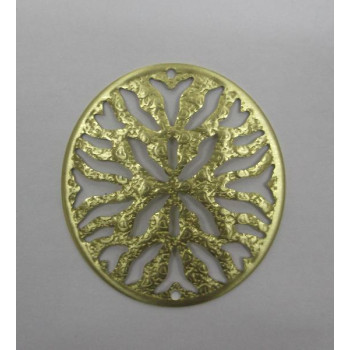 AC LATÃO OVAL VZD RAIZ 2 FUROS