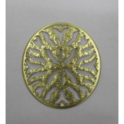 AC LATÃO OVAL VZD RAIZ 2 FUROS