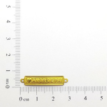 AC LATÃO PLAQUINHA INFANTIL AMOR DE PAI