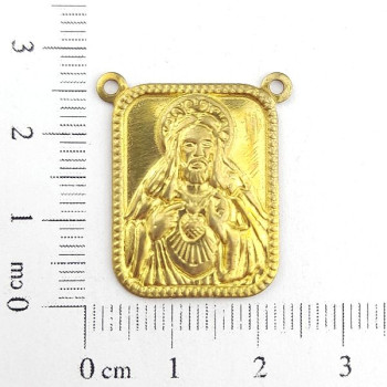 AC LATÃO ESCAPULÁRIO G SC DE JESUS CHEIO