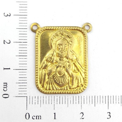 AC LATÃO ESCAPULÁRIO G SC DE JESUS CHEIO