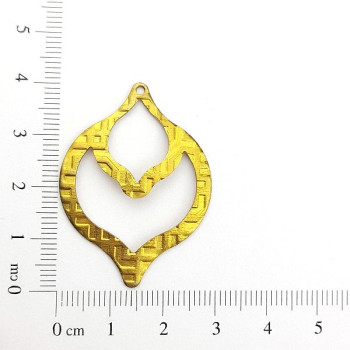 AC LATÃO BALÃO G 2 VZD TXT LABIRINTO 1 FURO