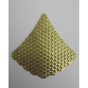 AC LATÃO LEQUE G TXT ESTRELADO S/ FURO