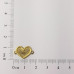 AC LATÃO CORAÇÃO 11MM BORDA 2 ARG