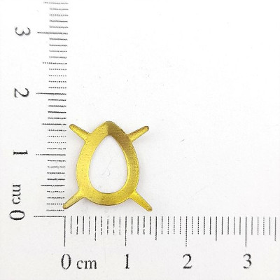 AC LATÃO CHATÃO GOTA 10X14 S/ ARG