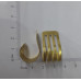 AC LATÃO ARGOLA GOTA  M  4 TIRAS