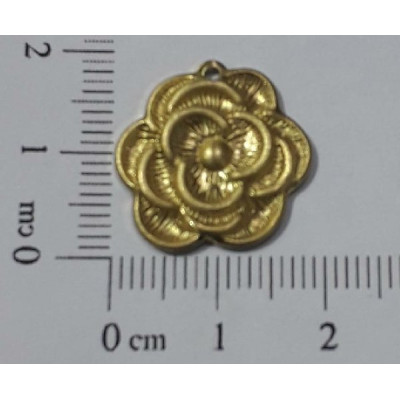 AC LATÃO FLOR 3D 1 ARG