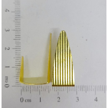 AC LATÃO ARGOLA NAVETE M RISCADA S/ CABEÇA