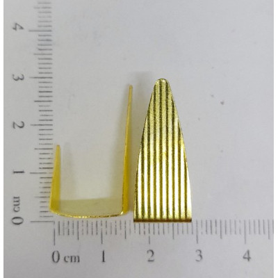 AC LATÃO ARGOLA NAVETE M RISCADA S/ CABEÇA