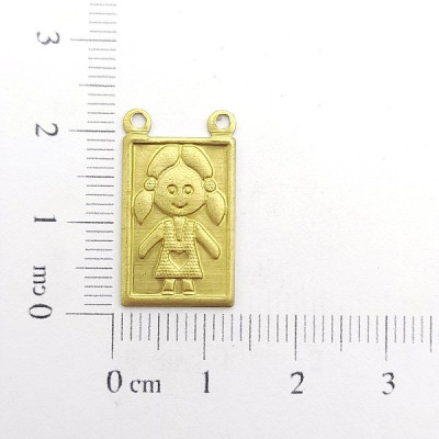 AC LATÃO ESCAPULÁRIO MENINA